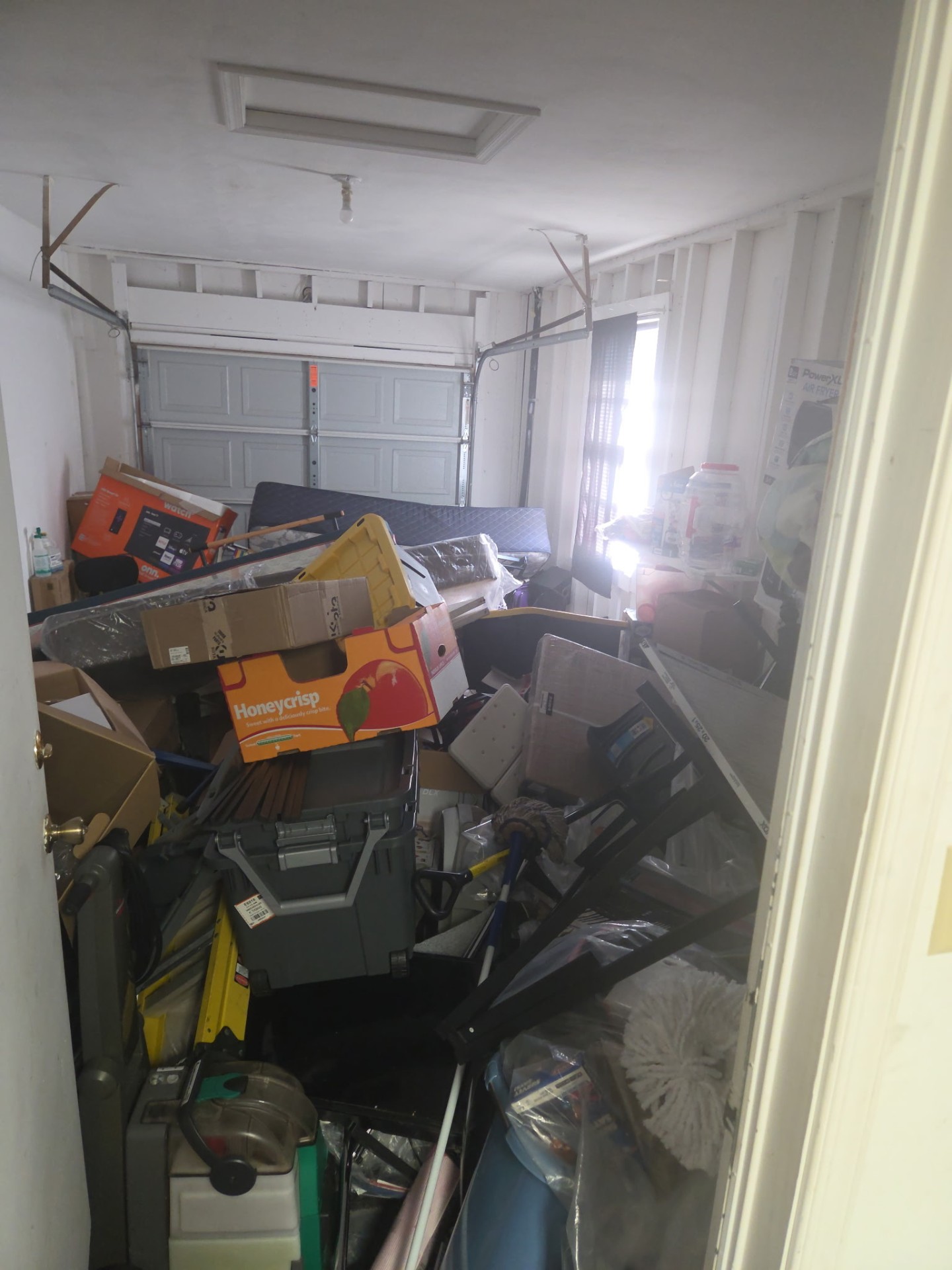 Garage cleanout — before